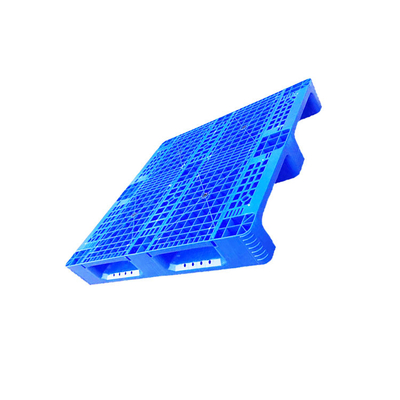 Blue HDPE PP Anti Slip Pallet 1100 X 1100 X 155 Pallet Plastik Untuk Pabrik Makanan