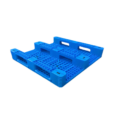 Pabrik Makanan 1100 X 1100 Pallet Plastik HDPE Biru 100% Pemasok Pallet Plastik Daur Ulang