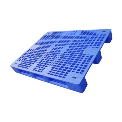 1400*1100 Injected HDPE Palet Plastik Kuat 1500kg Tiga Pelari