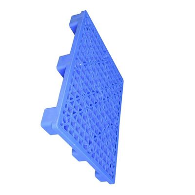 Dapat ditumpuk Static Load 2T Palet Plastik Biru Untuk Gudang 120 * 100cm