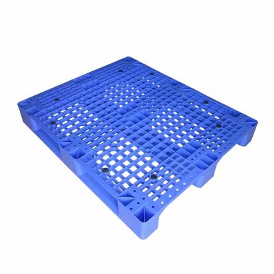 Biru Besar HDPE 48x40 Pallet Plastik Euro 2500Kg Beban Statis