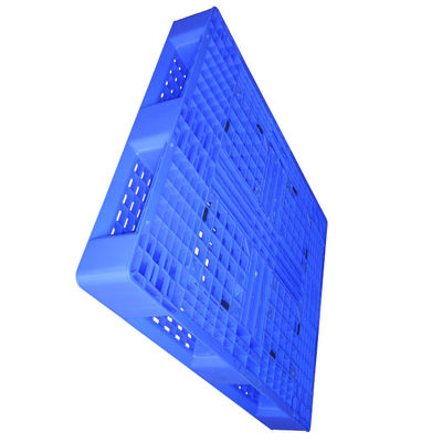 Heavy Duty Blue PE Euro Hygienic Plastic Pallet 1200 X 1000 Beban Dinamis 700Kg
