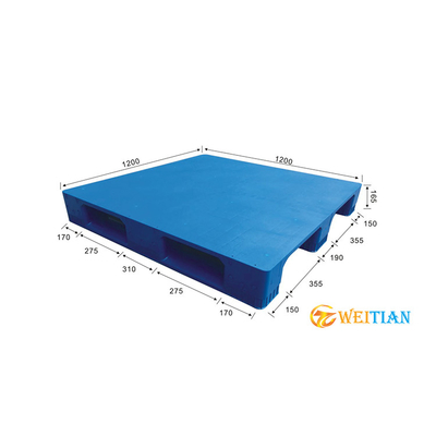 Pallet Plastik Nestable HDPE Stackable 1200x1200 Ergonomis Tugas Berat
