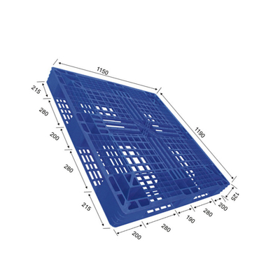 Pallet Plastik PE Ergonomis 1190x1150 Dinamis 1200Kg Seamless Conveyance
