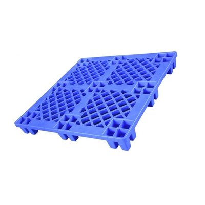 1100 X 1100 X 145 Blue HDPE Plastic Pallet 6.6Kg Nestable Pallet Untuk Makanan
