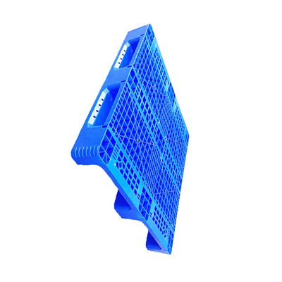Pabrik Makanan 1100 X 1100 Pallet Plastik HDPE Biru 100% Pemasok Pallet Plastik Daur Ulang
