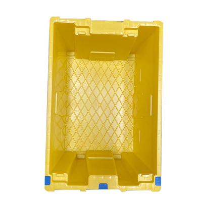 Peti Bergerak Plastik HDPE Kuning 60 X 40 X 27,5 cm Dapat Digunakan Kembali Dapat Digunakan Kembali