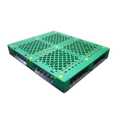 Gudang Palet Plastik Industri 15kg 1200x1000mm Pallet Plastik 4 Arah