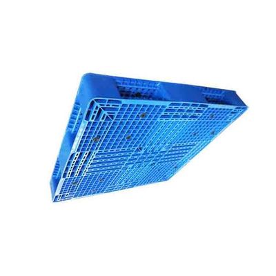 Palet Plastik HDPE Dek Bergerigi Daur Ulang 1100 X 1100 Supermarket