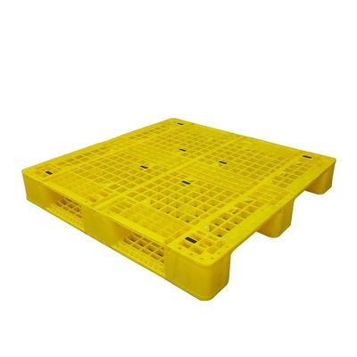 Palet Plastik Kuning 110x110cm Palet Penyimpanan Plastik Gaya Euro