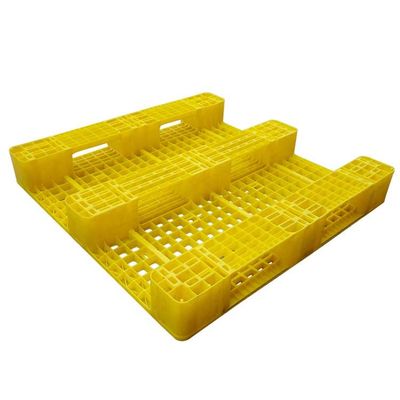 Palet Plastik Kuning 110x110cm Palet Penyimpanan Plastik Gaya Euro