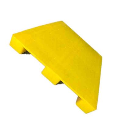 Penyimpanan Palet Plastik Kuning yang Disetujui USDA PE Ekspor 120x100cm
