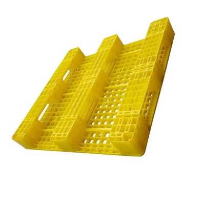 Palet Plastik HDPE Dapat ditumpuk 1100 x 1100 Untuk Gudang