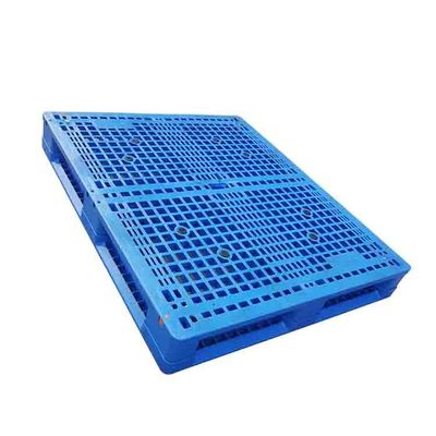 1280X1080 4000Kg Palet Plastik Tugas Berat 1.2T Palet Plastik Higienis Biru