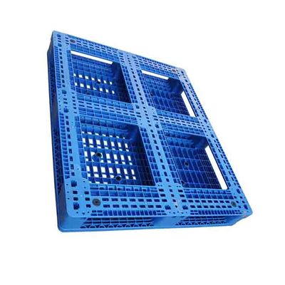 1280X1080 4000Kg Palet Plastik Tugas Berat 1.2T Palet Plastik Higienis Biru