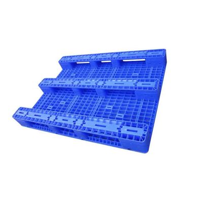 1400*1100 Injected HDPE Palet Plastik Kuat 1500kg Tiga Pelari