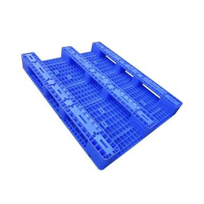 Palet Cetak Injeksi HDPE 3 Pelari Palet Skid Plastik