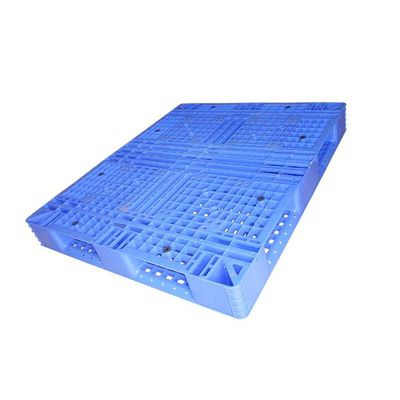 2T Grid 1300 X 1100 Palet Plastik Biru Rak yang Digunakan Dalam Farmasi