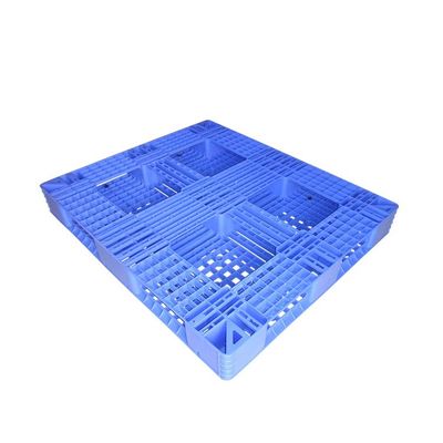 Palet Plastik PET Sepenuhnya Reversibel Rackable Biru 130 X 110cm