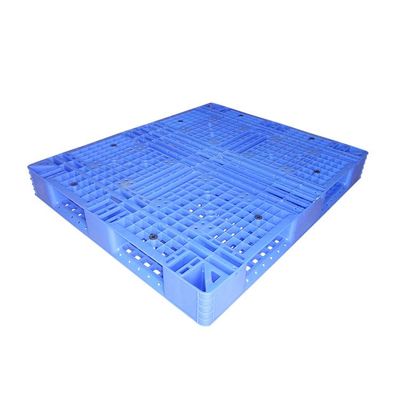 Palet Plastik PET Sepenuhnya Reversibel Rackable Biru 130 X 110cm