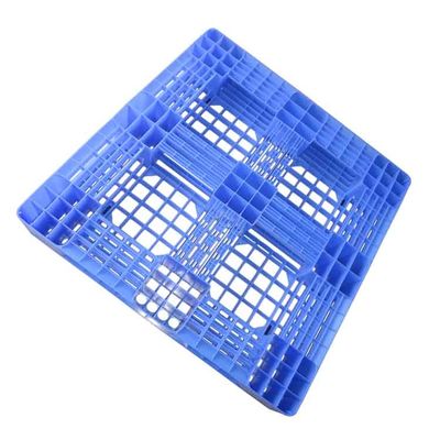 Grid 4 Way Rackable Pallet Plastik 1000 x 1000 High Density Polietilena