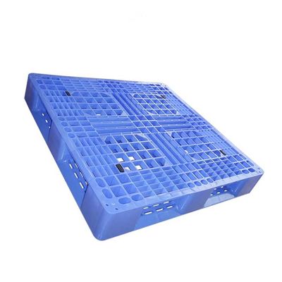 Grid 4 Way Rackable Pallet Plastik 1000 x 1000 High Density Polietilena