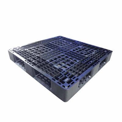 1100 X 1100 Palet Plastik Palet Pengiriman Plastik SGS Hitam