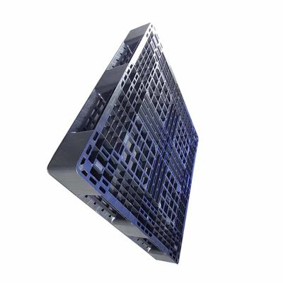 Industri 1100 X 1100 Polietilena Black Plastic Pallet 3T Beban Dinamis