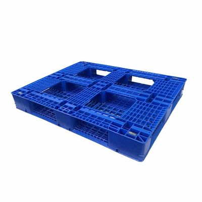 Palet Plastik Cetak Injeksi HDPE 1200 X 1000 1.2T Racking Load