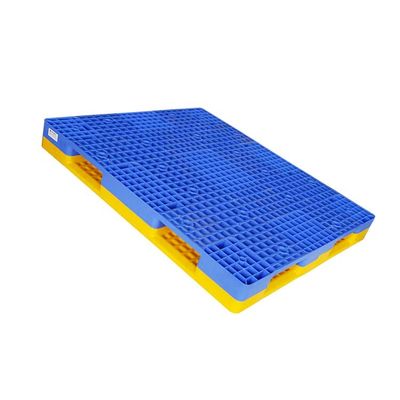 Ekonomi Double Faces 55*48 Palet Plastik Dapat ditumpuk 1.5T Racking Load