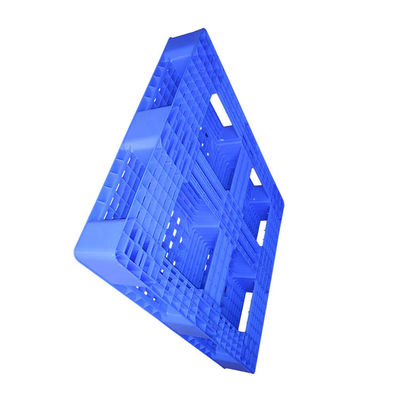 Heavy Duty Blue PE Euro Hygienic Plastic Pallet 1200 X 1000 Beban Dinamis 700Kg