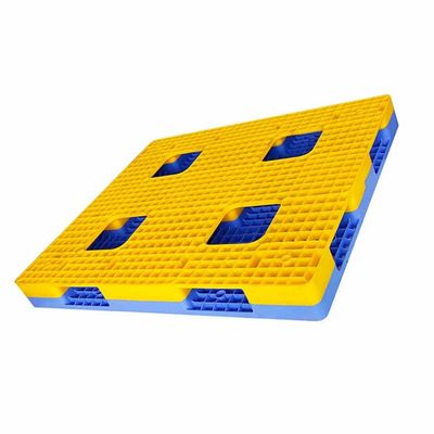 Palet Plastik HDPE Dapat ditumpuk Heavy Duty 27,3kg Palet Plastik Skid