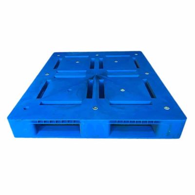 Palet Plastik Atas Padat HDPE Biru 48 * 40IN