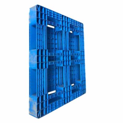 Palet Plastik Atas Padat HDPE Biru 48 * 40IN
