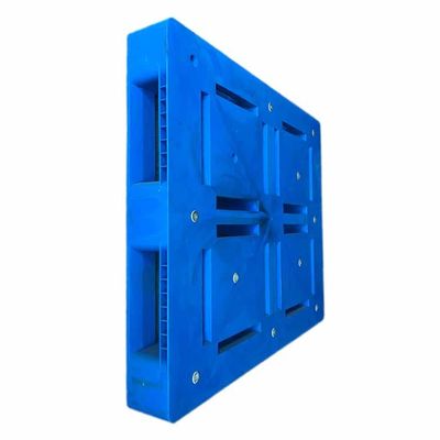 Palet Plastik Polypropylene Padat Atas Euro 120 * 100cm Pallet Plastik Daur Ulang Setengah Datar