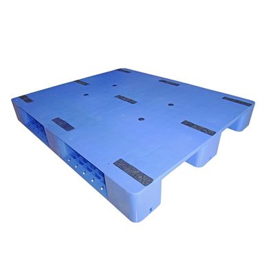 Beban Dinamis 1.5T HDPE Solid Top Plastic Pallet 1200 * 1000mm Pallet Plastik Daur Ulang