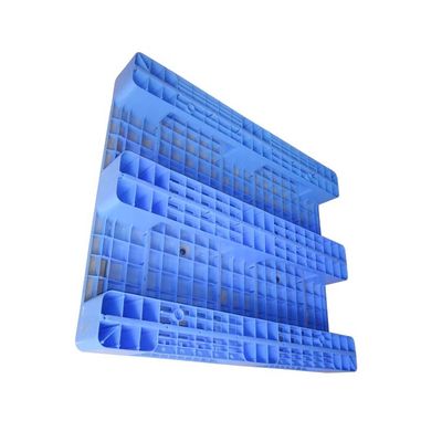 Beban Dinamis 1.5T HDPE Solid Top Plastic Pallet 1200 * 1000mm Pallet Plastik Daur Ulang