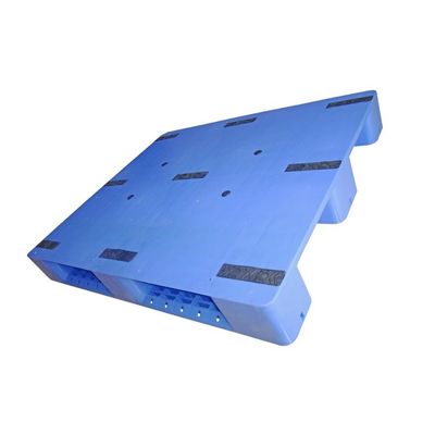 Palet Plastik Polypropylene Padat Atas Dapat ditumpuk 120 * 100cm Palet Plastik Datar