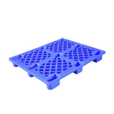 Palet Plastik Daur Ulang Hdpe 48x31 Dapat ditumpuk Skid 2T Beban Statis