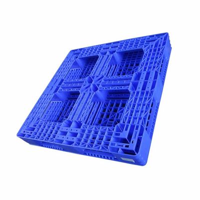 Palet Plastik HDPE Bersarang 1100x1100 Dek Pallet Plastik Berventilasi