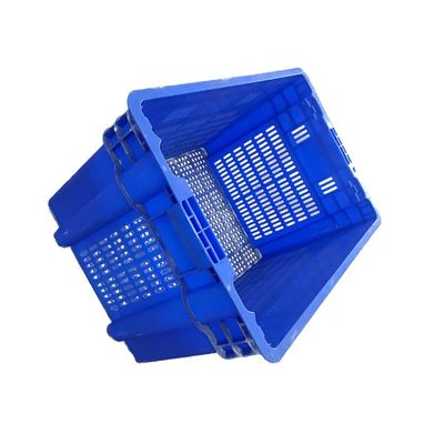 2Kg Bersarang Plastic peti bergerak 600 X 400 Untuk Pasar Sayuran