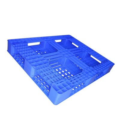 Virgin PE 800Kg Palet Plastik Atas Padat 1200 X 1000 Euro
