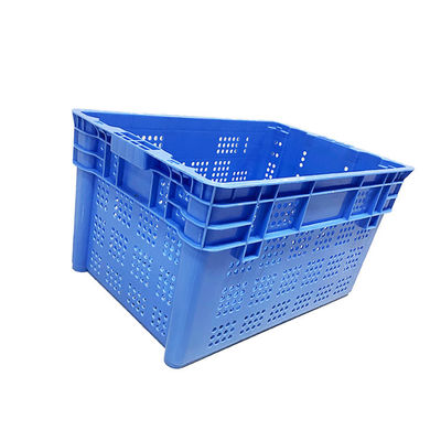 Stackable Turnover Nestable Plastic Crate 600X400mm HDPE Untuk Port