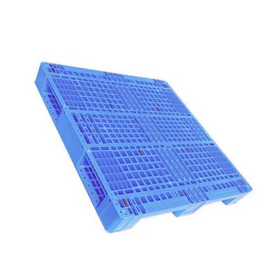 Stackable 43x43 'Biru 5511lbs PE Pallet Plastik Tugas Berat Untuk Gudang