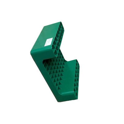 Green HDPE 450x350 Pallet Plastik Stackable Untuk Pelabuhan Gudang