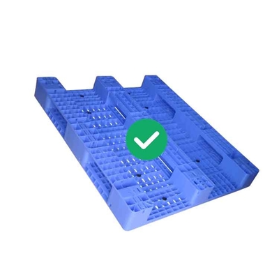 130x110 Palet Plastik Tugas Berat Anti Slip 5000Kg Load Stackable