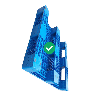 Injeksi Dibentuk Pallet Plastik Nestable Tugas Berat 1200Kg Dinamis Ergonomis