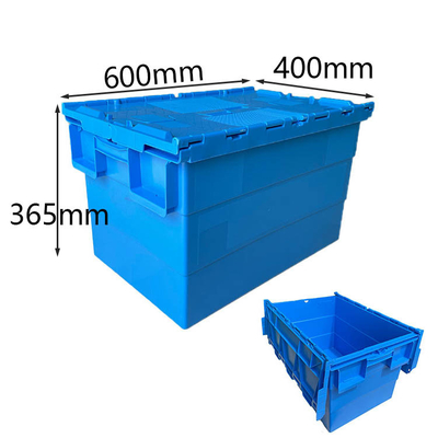 Gudang Kotak Logistik Plastik HDPE Higiene Plastic Moving Crate 50Kg 60L