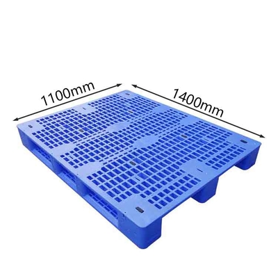 1400 X 1100 X 150 Palet Plastik Nestable Ringan Untuk Penyampaian Susun