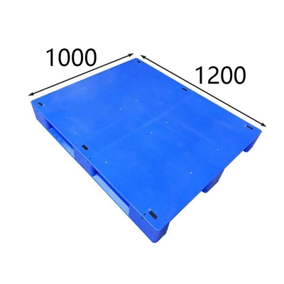 Polypropylene Double Face Pallet Economy PE Blue 1200 X 1000 Untuk Forklift